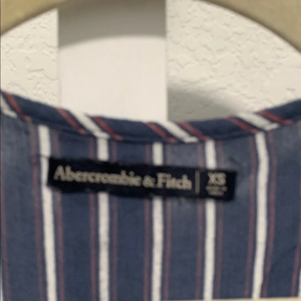 Abercrombie and Fitch Striped Knot Front Maxi Dress
